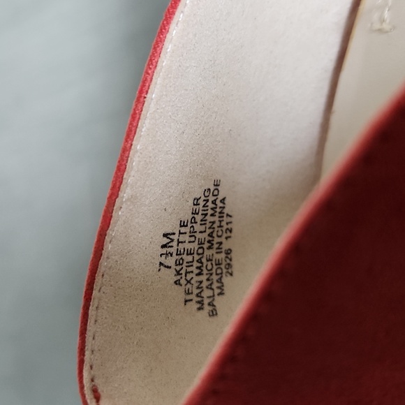 ANNE KLEIN IFLEX CORAL FLATS SIZE 7.5M WITH BOX - Picture 7 of 8